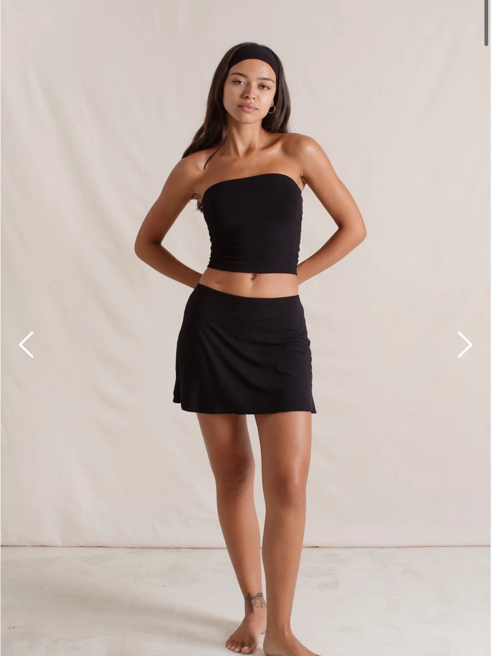 Indigo Luna Earth Angel Skort Black